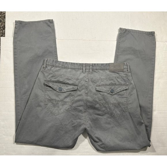 JC Jordan Craig Mens Straight Leg Gray Pants 38 x 34 - Picture 2 of 10
